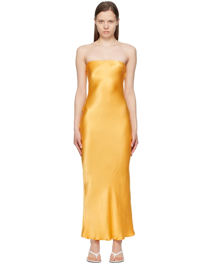 bec & bridge Orange Moon Dance Maxi Dress Mango