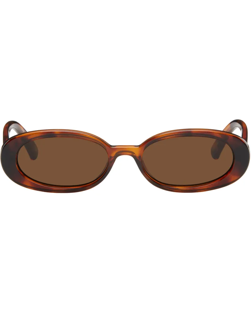 Le Specs SSENSE Exclusive Tan 'Outta Love' Sunglasses Toffee