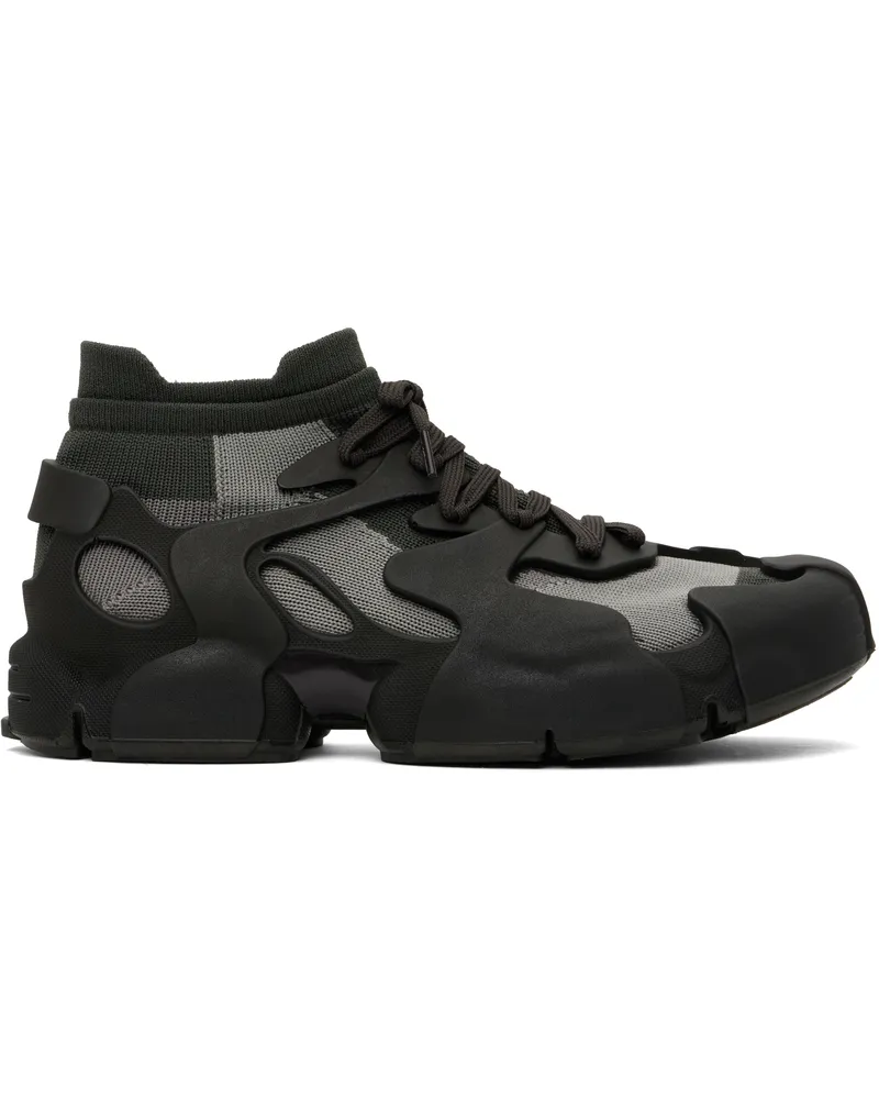 Camper Black & Gray Tossu Sneakers Sock