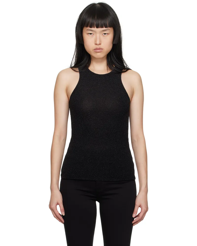 Rag & Bone Black Lilith Tank Top Black