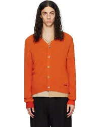 Marni Orange Buttoned Cardigan Cbrorange