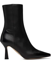 RECTO Black Cassandra Ankle Boots Black