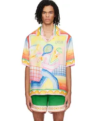 Casablanca Paris Multicolor Printed Shirt Crayon