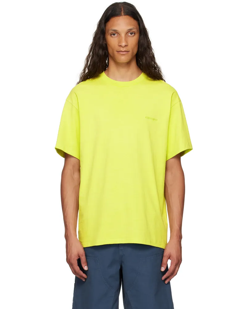 Carhartt WIP Green Duster Script T-Shirt Gd