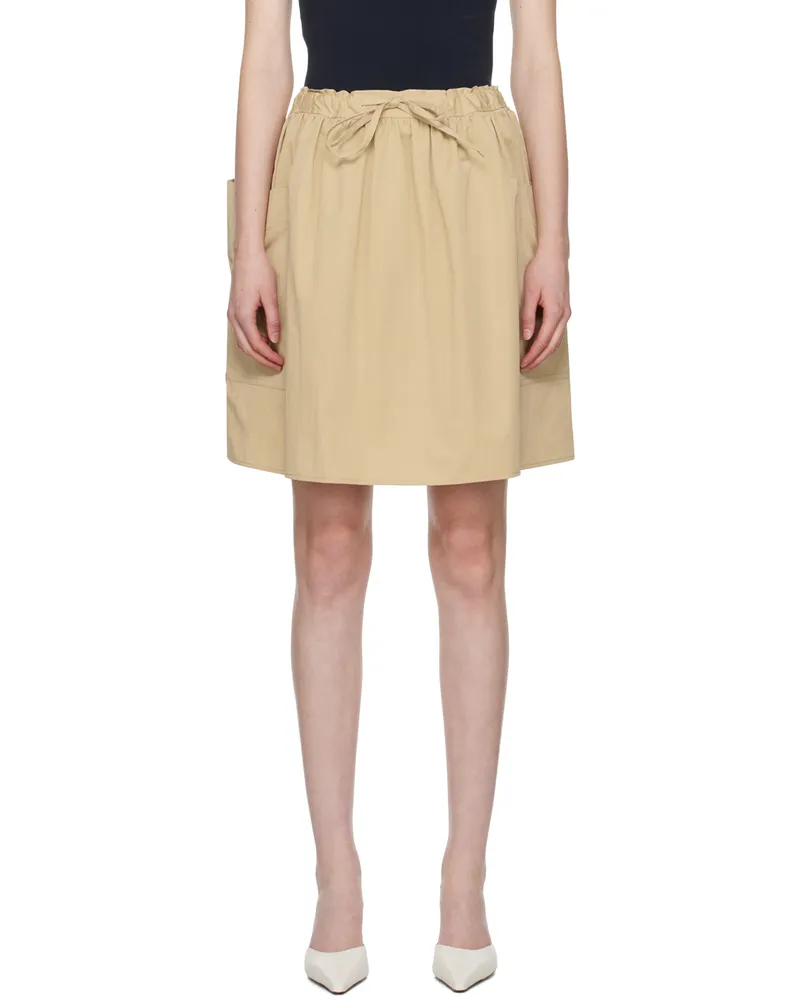 Nothing Written Beige Casali Miniskirt Beige
