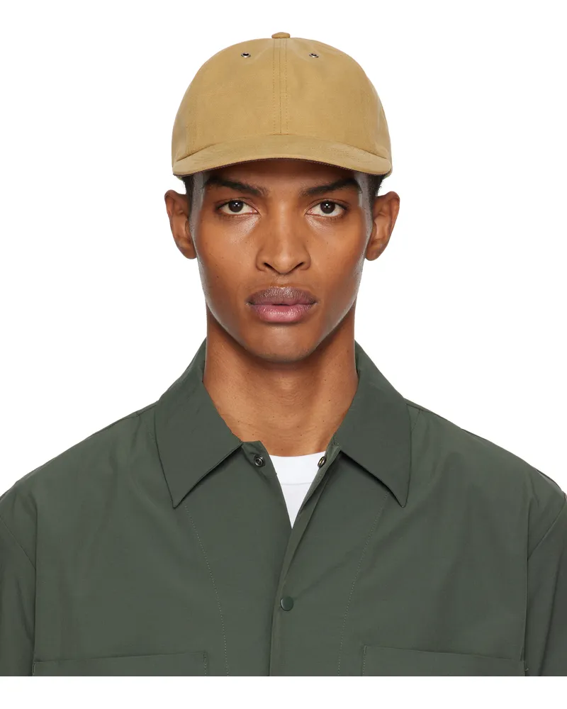 Norse Projects Tan Canvas 6-Panel Cap Duck2066