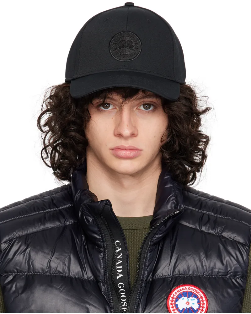 Canada Goose Black Tonal Cap Black