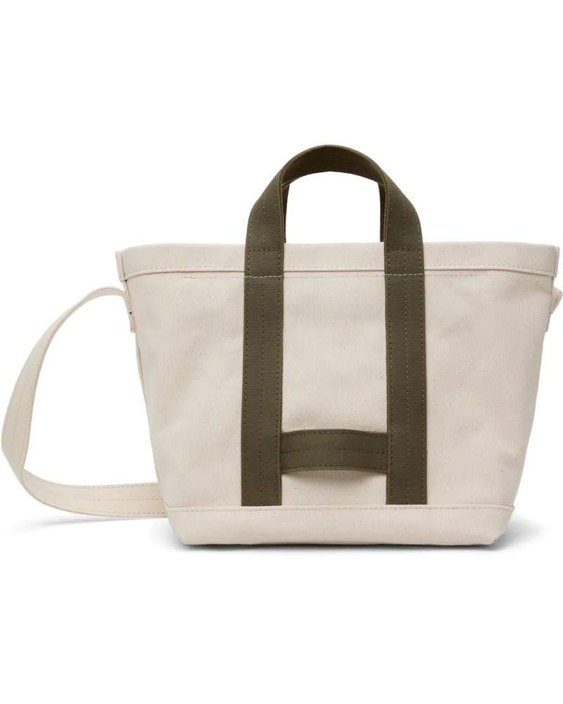 Comme des Garçons Off-White Cotton Canvas Tote 1
