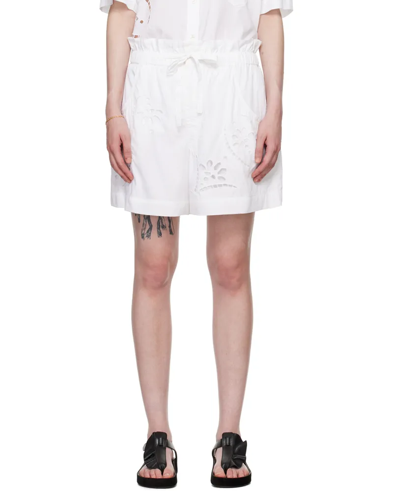 Isabel Marant White Hidea Shorts 20wh