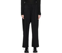 Black Tailoring Pockets Trousers