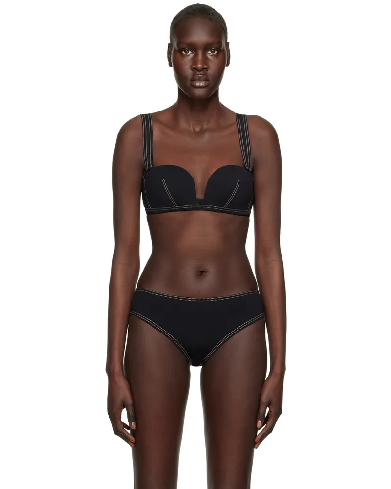 La Perla Black Wireless Bikini Top B010