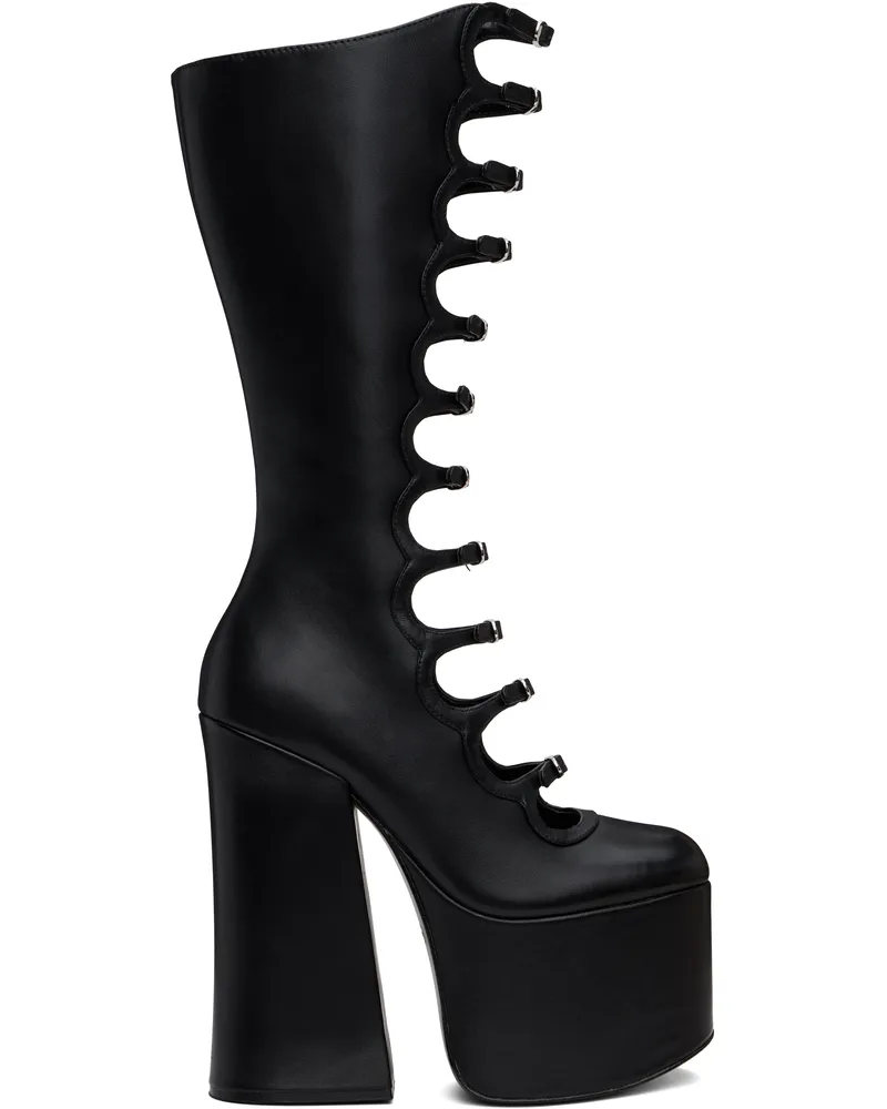Marc Jacobs Black 'The Kiki Knee-High' Tall Boots 001