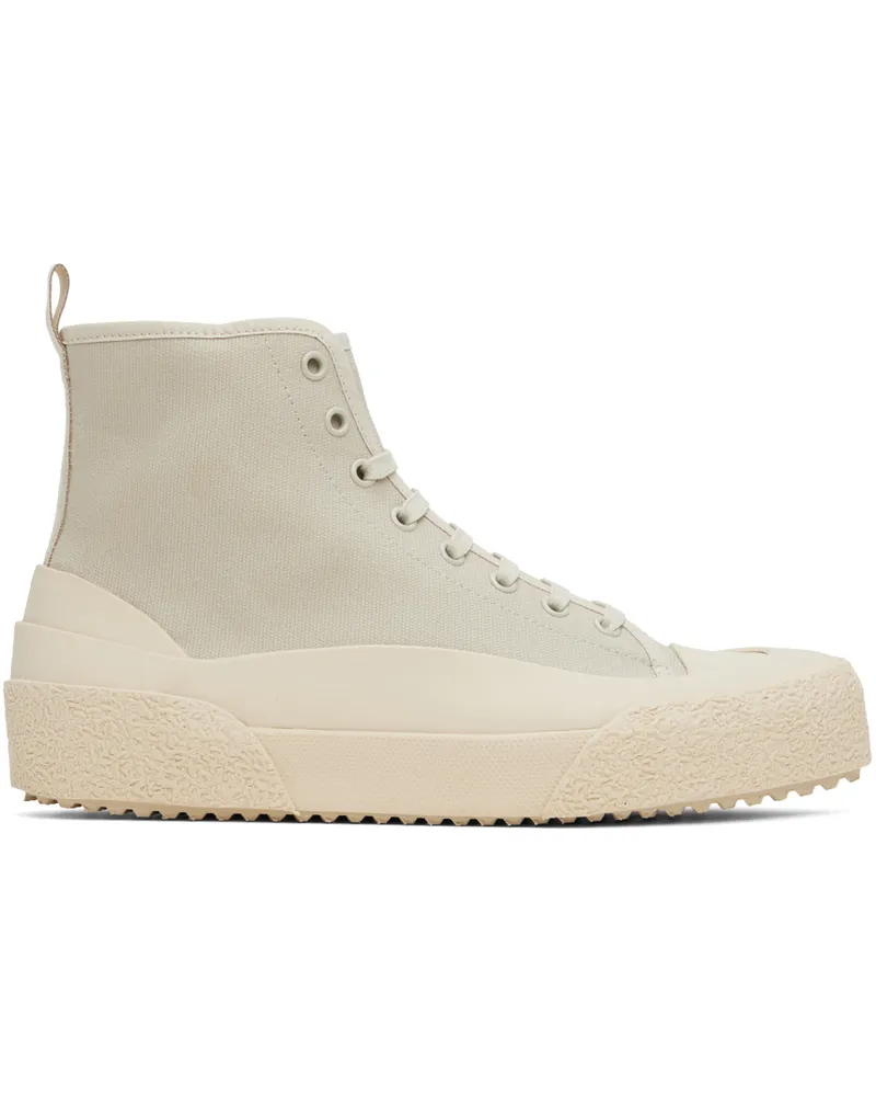 Studio Nicholson Beige Numbers Sneakers Dove