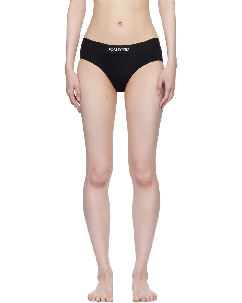 Tom Ford Black Modal Signature Boy Shorts Lb999
