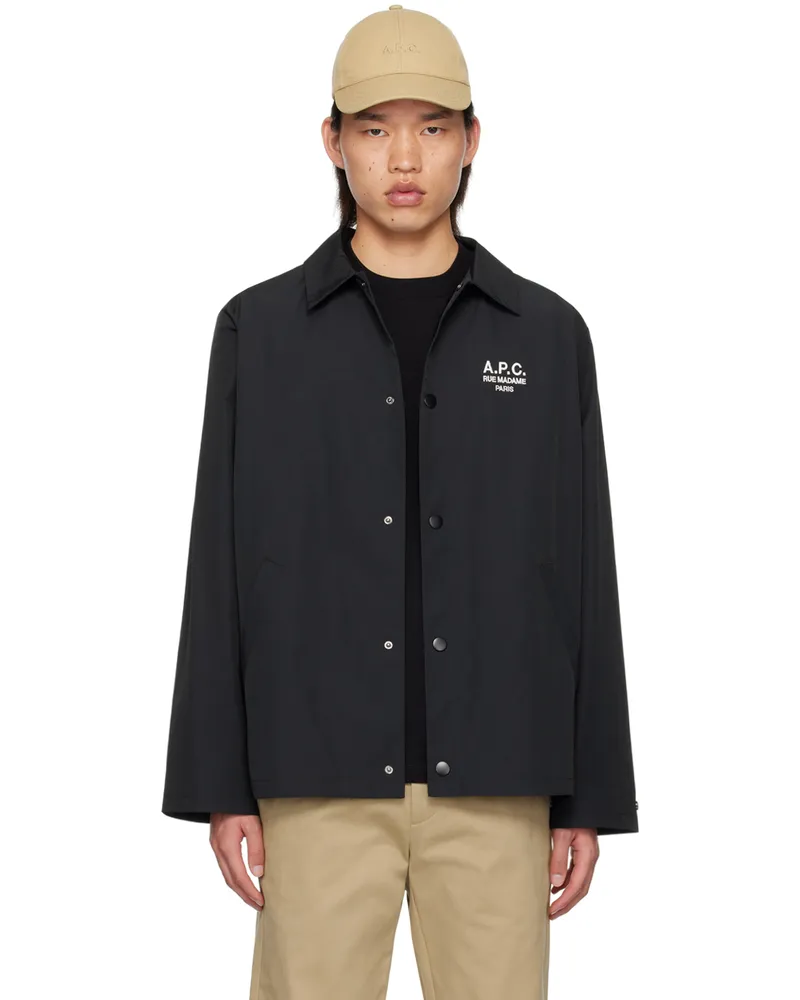 A.P.C. Black Regis Jacket Lzz