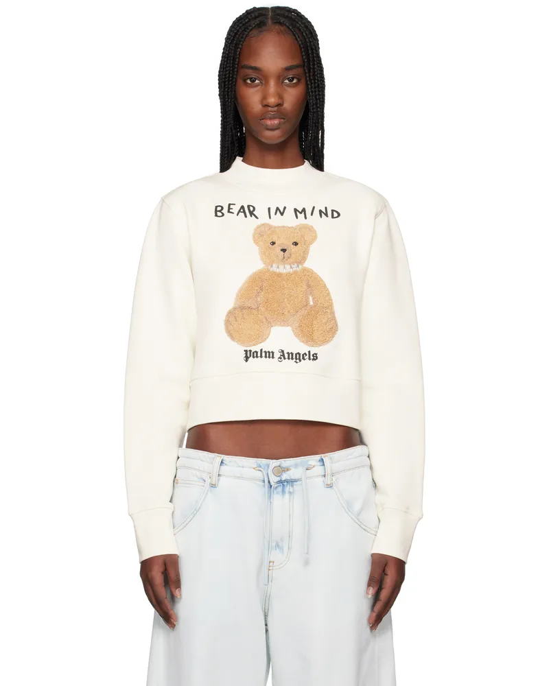 Palm Angels Off-White 'Bear in Mind' Sweatshirt Off
