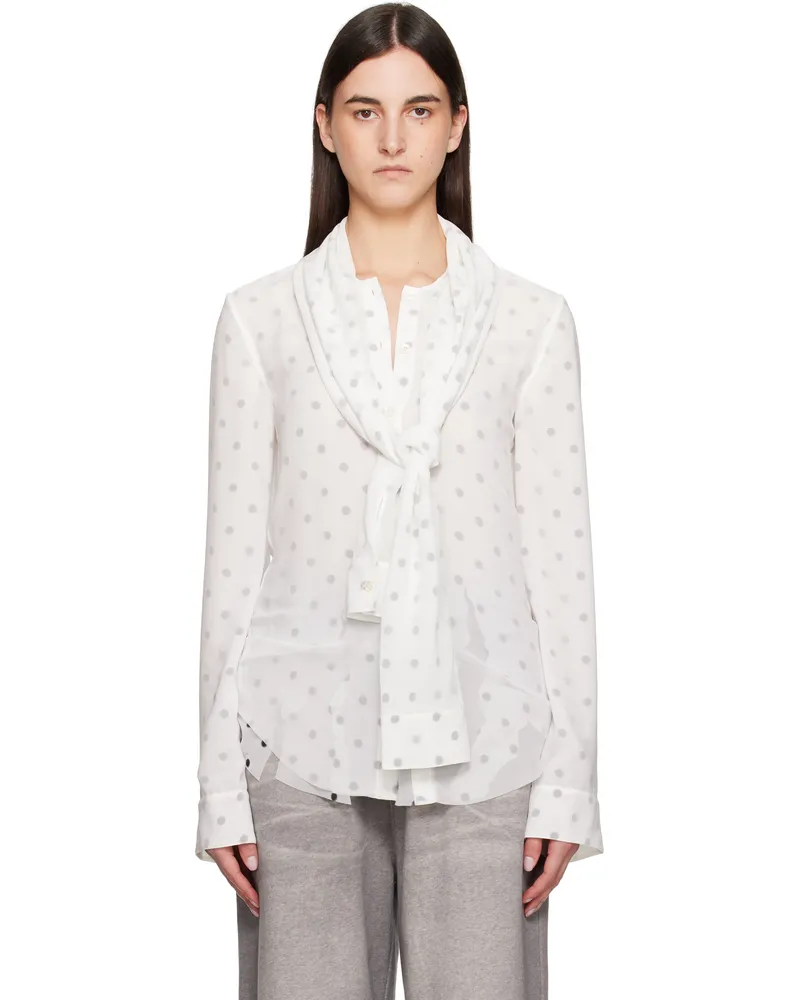 Acne Studios White Layered Blouse J83
