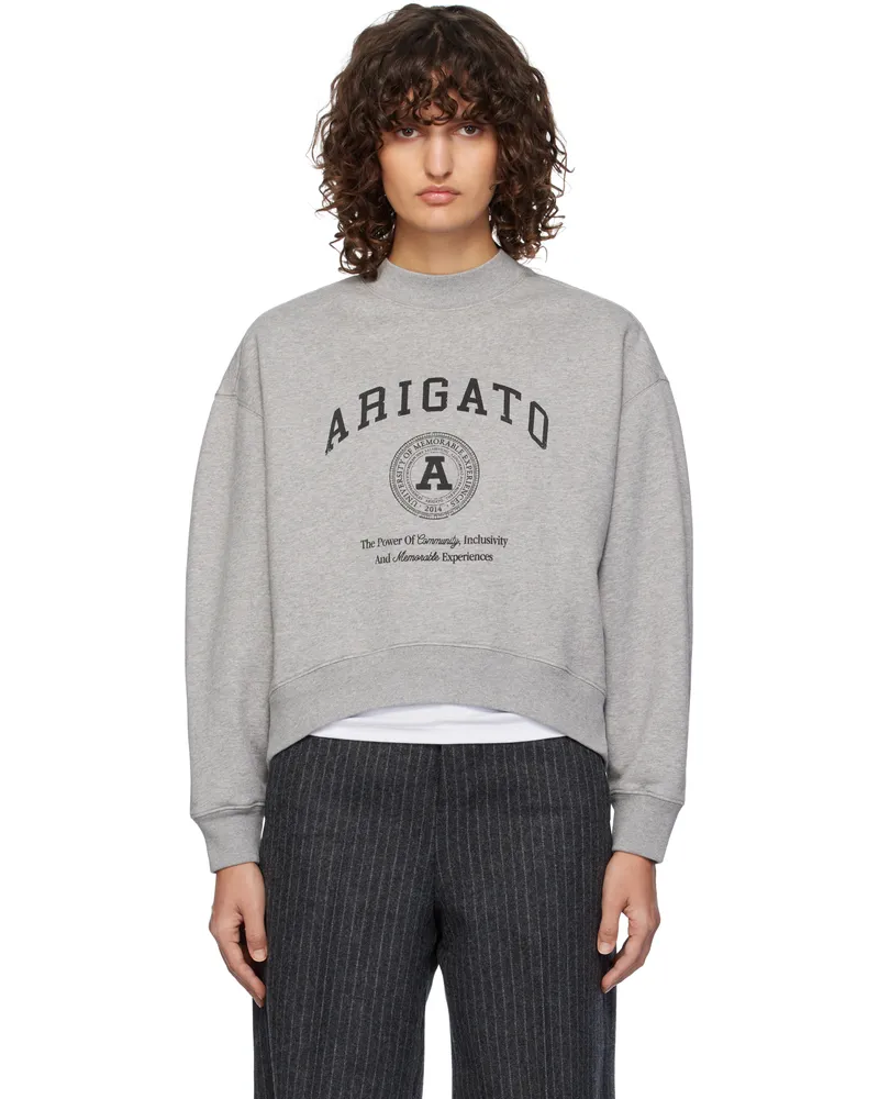 Axel Arigato Gray University Sweatshirt Grey