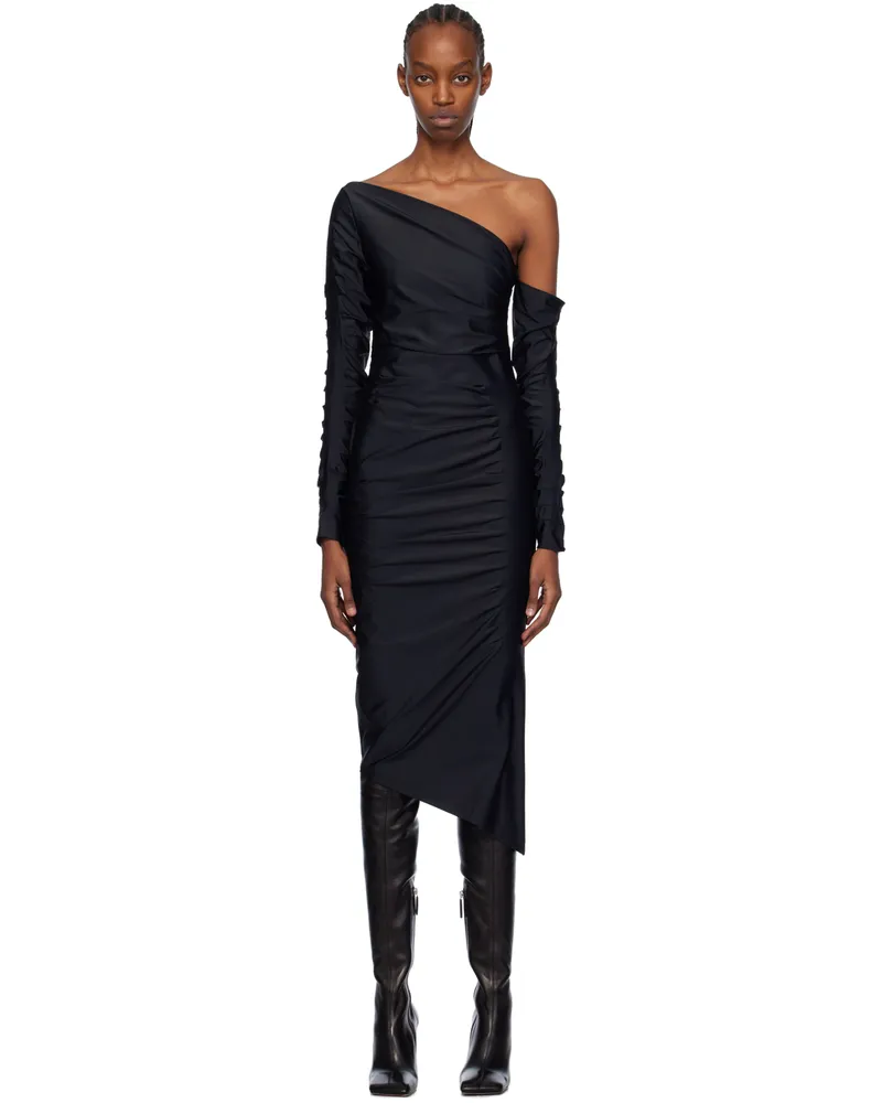 GAUGE81 Black Sena Midi Dress Black