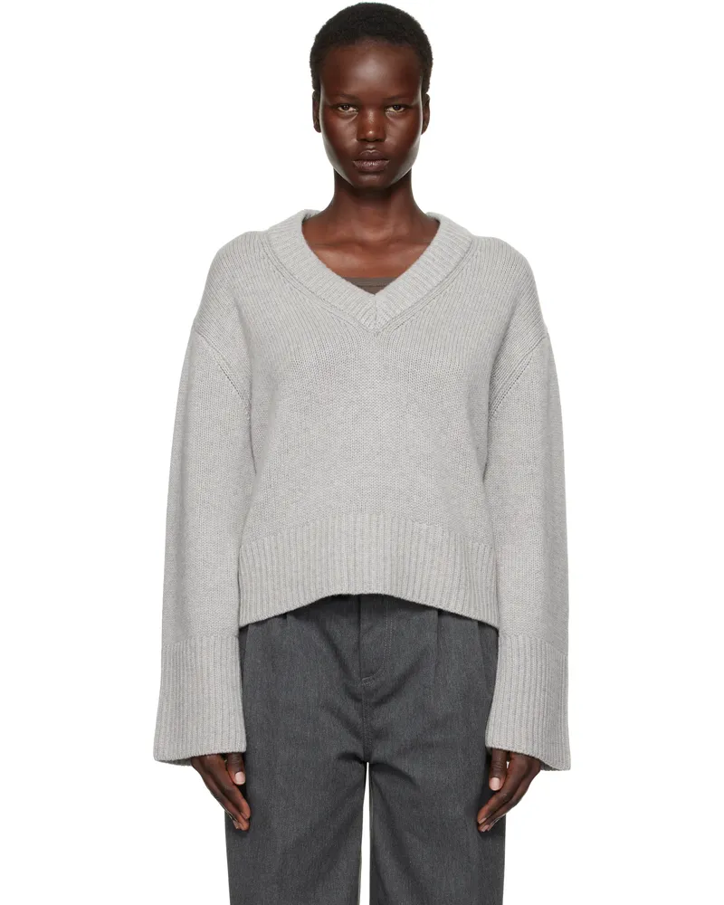 Lisa Yang Gray Aletta Sweater Do