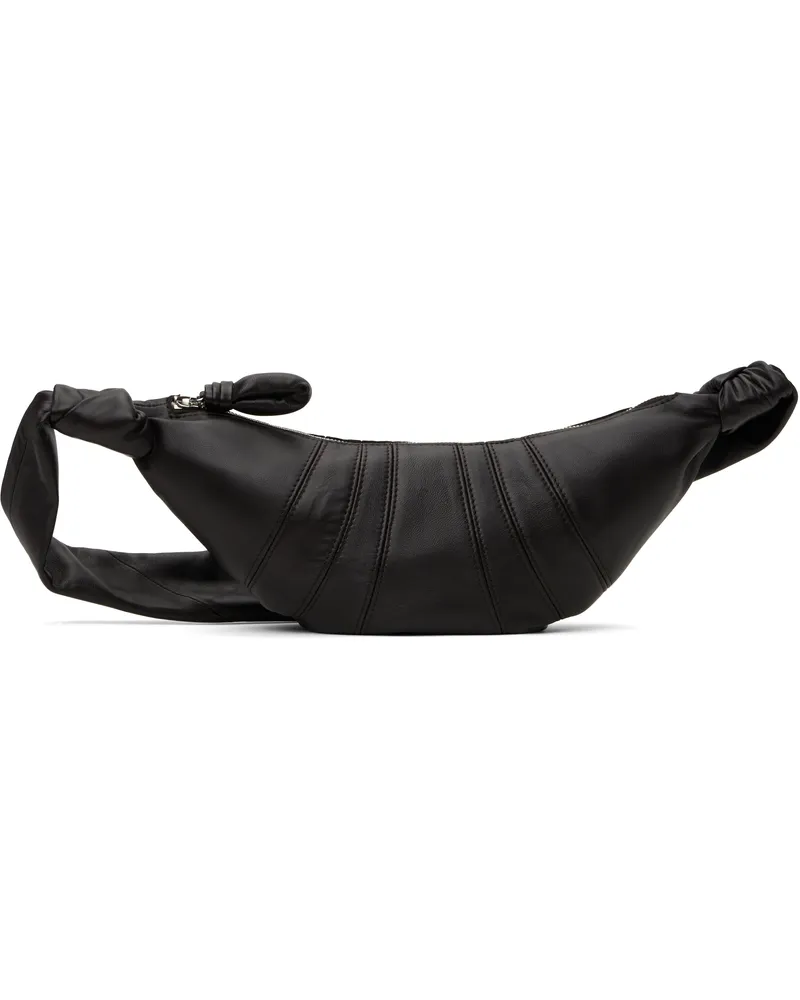 Christophe Lemaire Brown Small Croissant Bag Br490