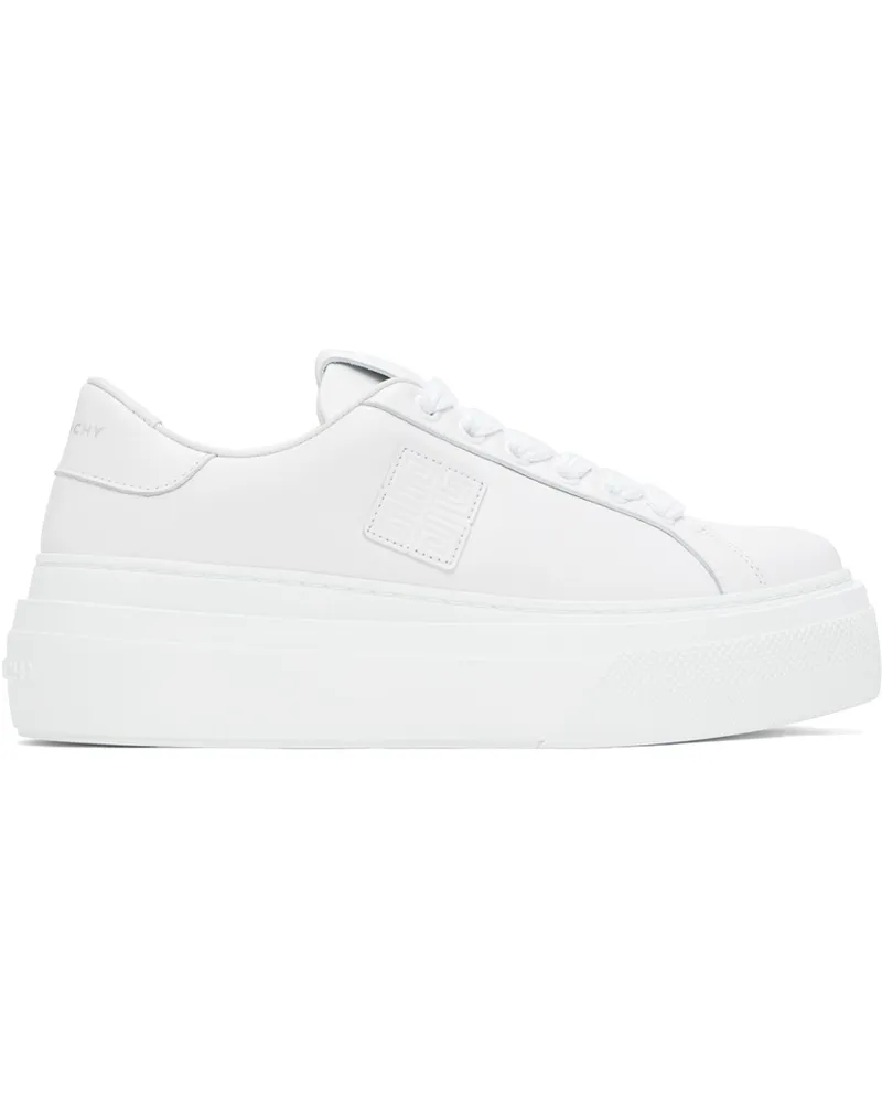Givenchy White City Platform Sneakers 100