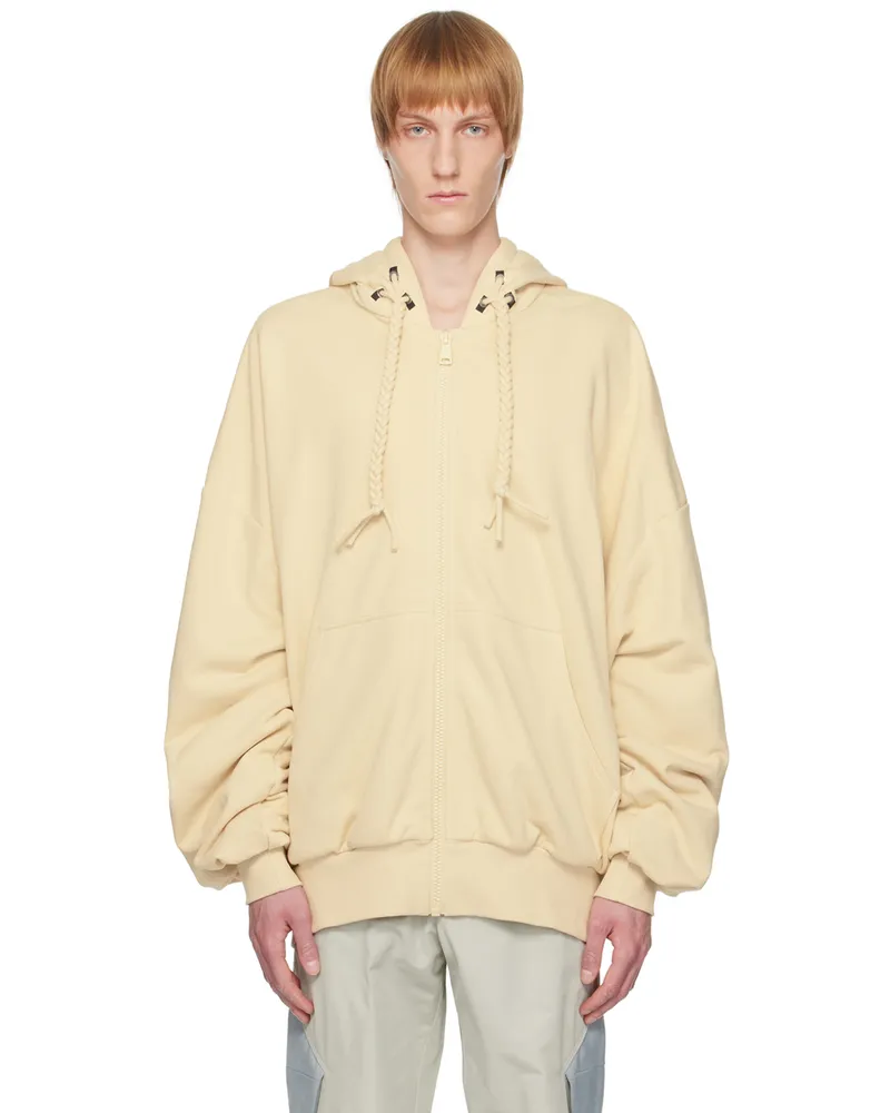 A. A. Spectrum Off-White Telmos Hoodie Soy