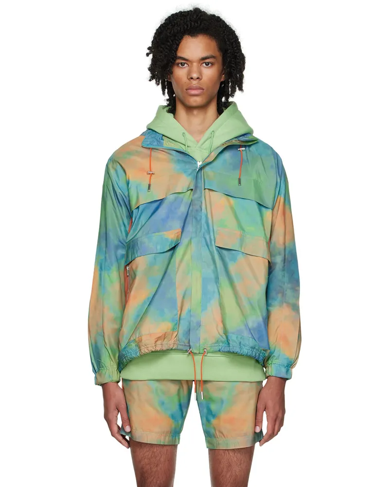 AHLUWALIA Multicolor Jwala Jacket Sea