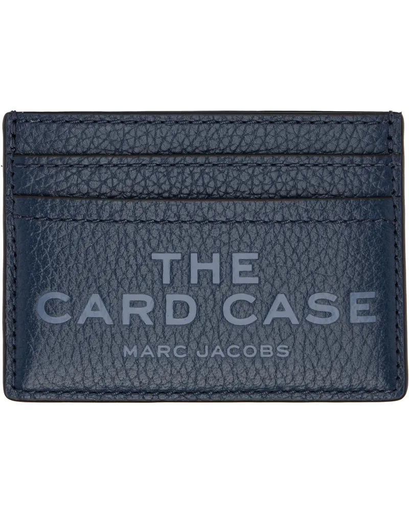 Marc Jacobs Navy 'The Leather Card Case' Card Holder 426
