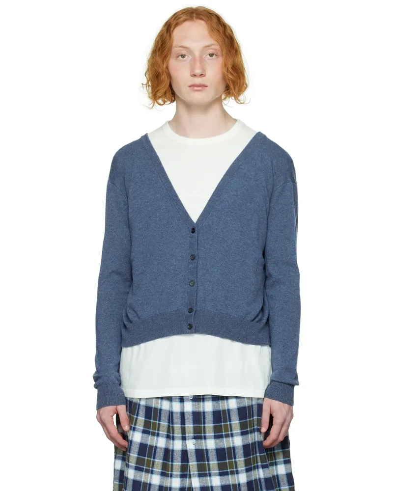 BLESS Blue Extended Cardigan Denim