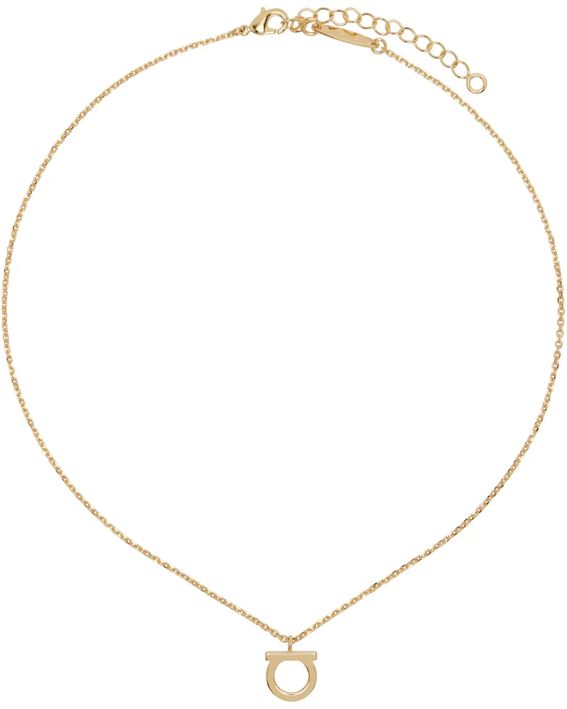 Ferragamo Gold Gancio Necklace 001