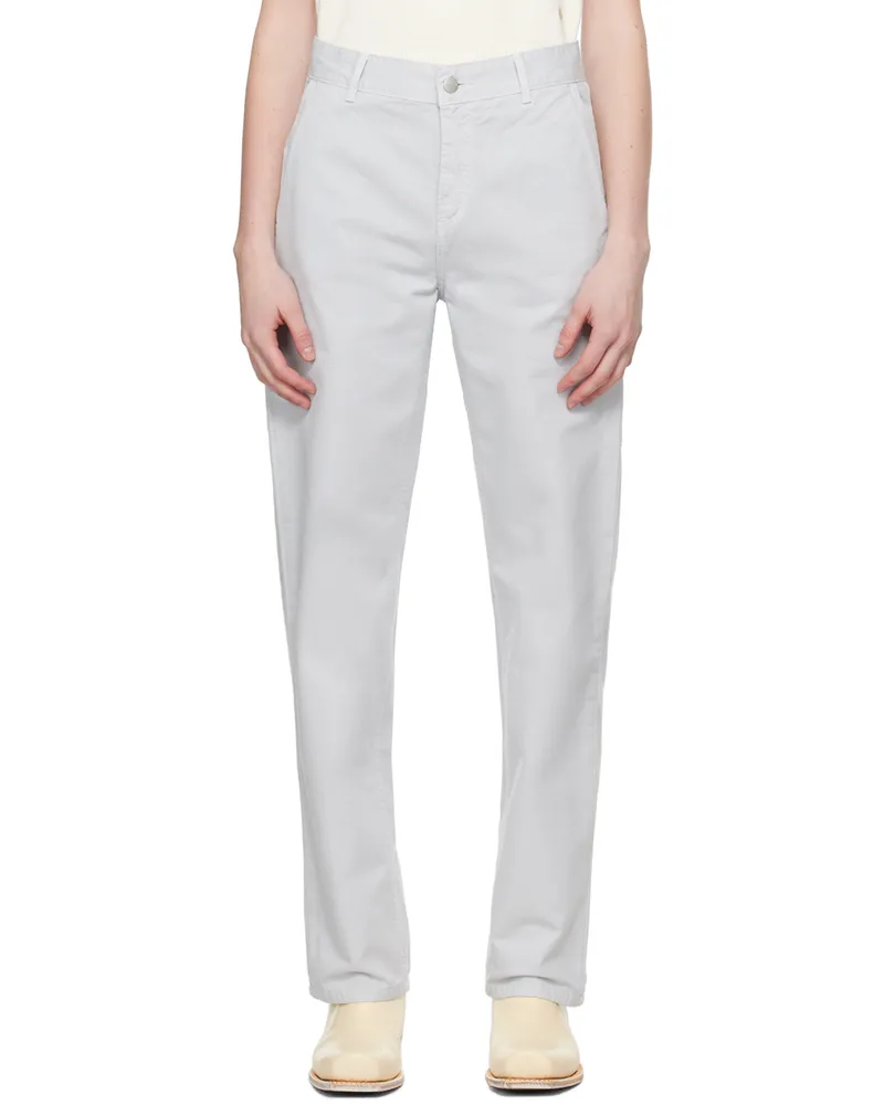 Carhartt WIP Gray Pierce Trousers Sonic
