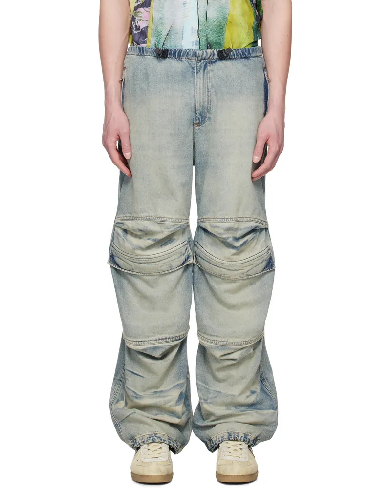 Diesel Blue Relaxed D-Dayetz 0abdf Jeans 1