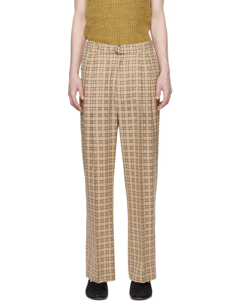 CMMN SWDN Brown Omari Trousers Brown