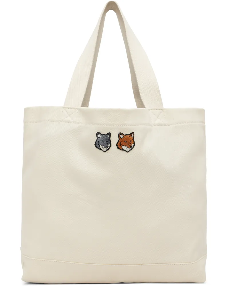 Kitsuné Off-White Double Fox Head Tote P700