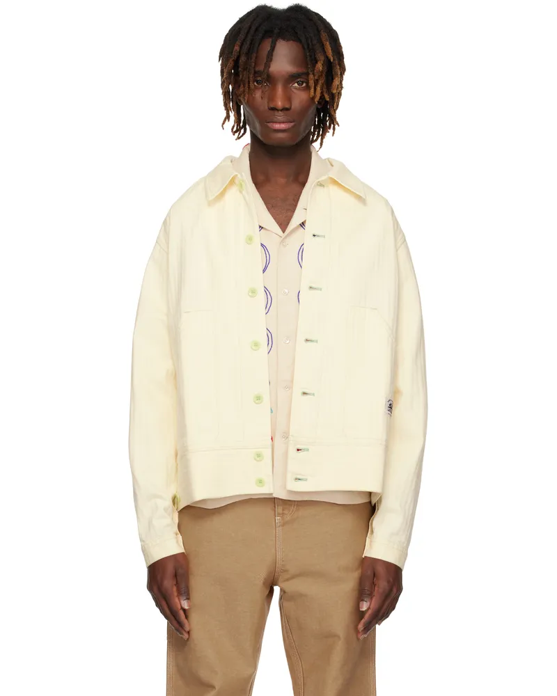 BODE Off-White Greenskeeper Knolly Brook Jacket Ivory