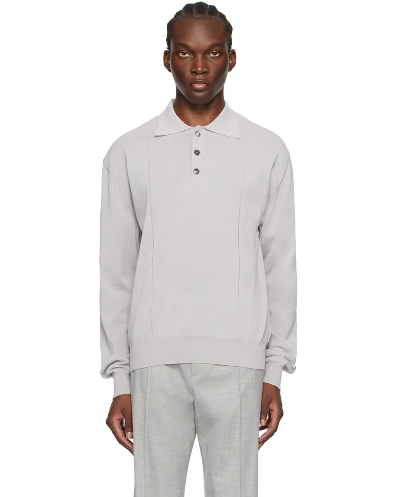 RECTO Gray RC Patch Polo Light