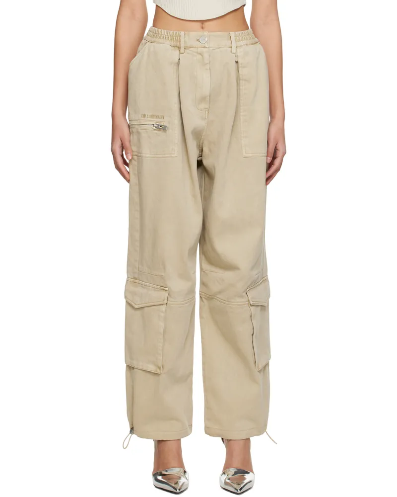 Han Kjøbenhavn Tan Boxy Cargo Trousers Sand