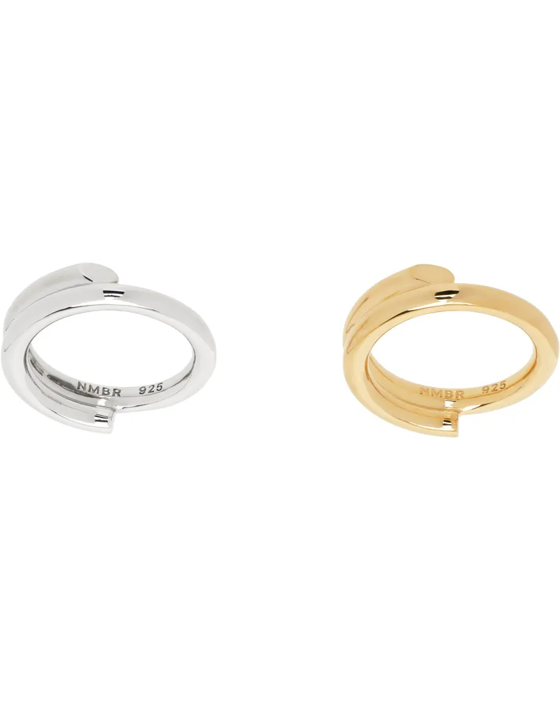 Numbering Gold & Silver #8401 Rings Combination