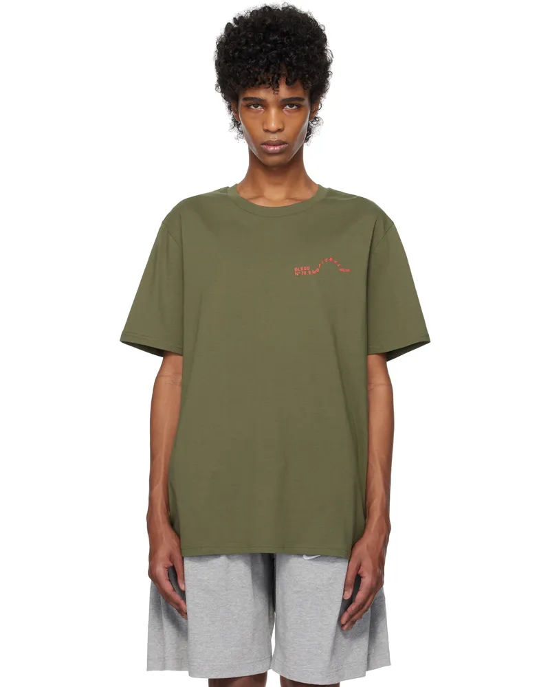 BLESS Khaki N°79 Multicollection V T-shirt Khaki