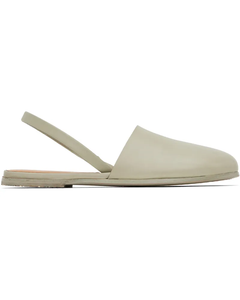 Marsèll SSENSE Exclusive Green Marcella Slingback Slippers 721