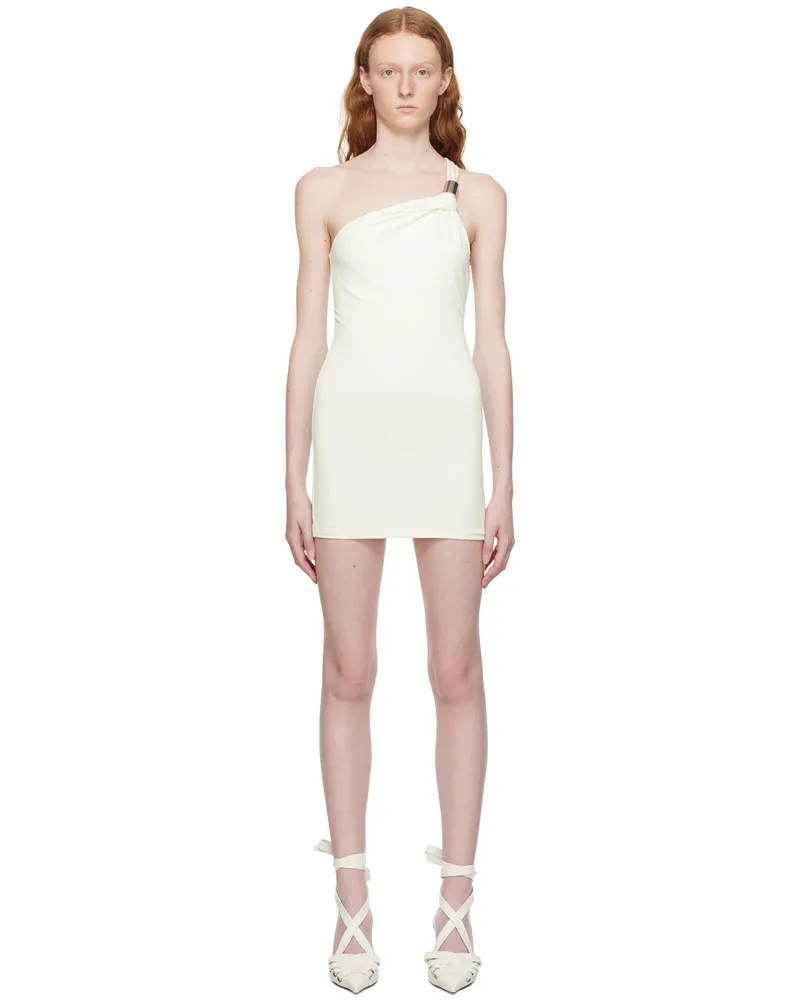 1017 ALYX 9SM White Metal Tube Minidress Wth0001