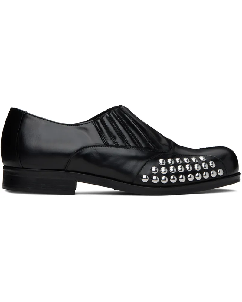 STEFAN COOKE Black Studded Loafers Black