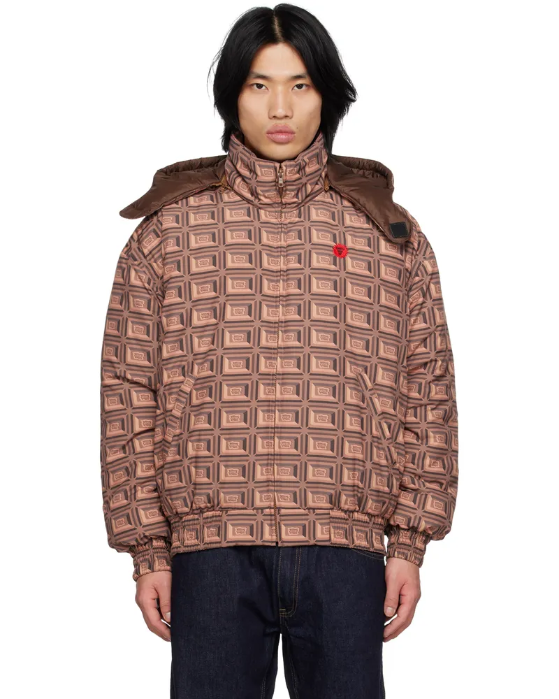 ICECREAM Brown Chocolate Bomber Jacket Brown