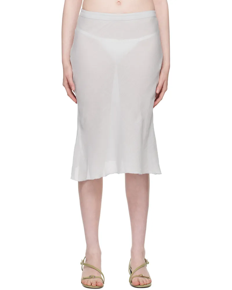 GIMAGUAS Gray Cala Midi Skirt Grey
