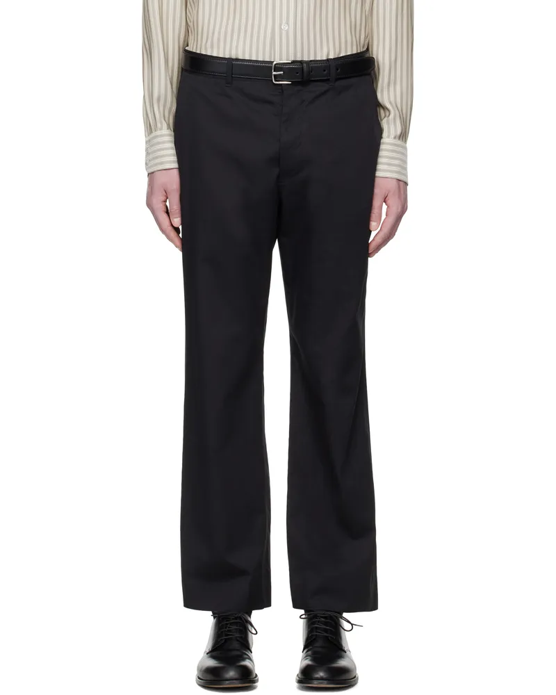 The Row Black Lerio Trousers Blk