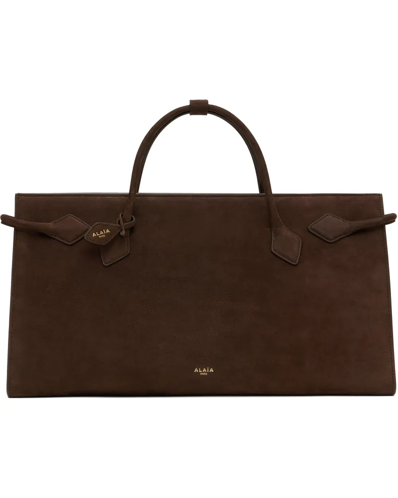 Alaïa Brown 'Le Teckel' Tote 733
