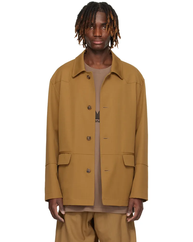 Maison Margiela Tan Gabardine Jacket 132