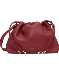 A.P.C. Burgundy Ninon Bag Gac