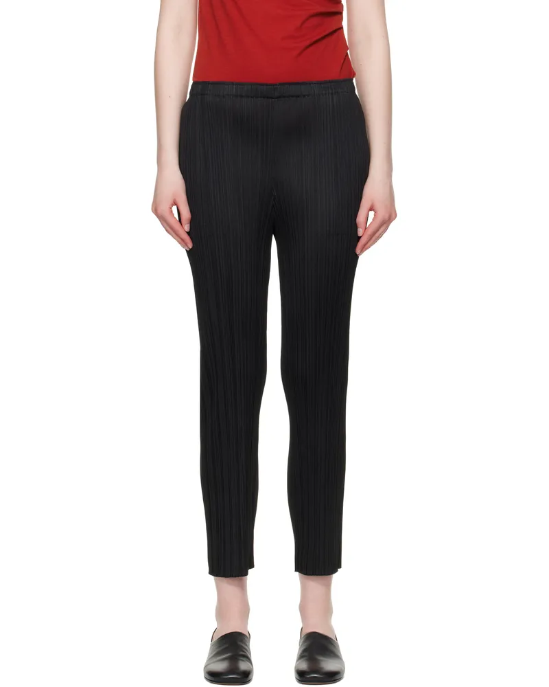 Issey Miyake Black Basics Trousers 15